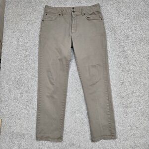 Johnnie O Sawyer pants Mens 33x30 Chinos Taupe tan Straight Fit cotton stretch